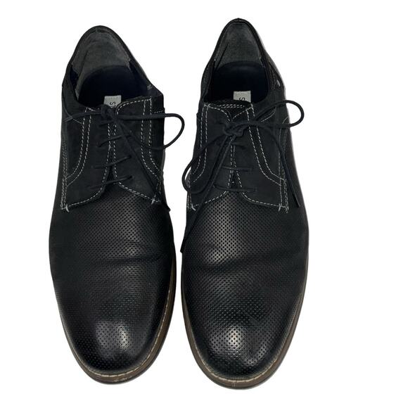 Steve Madden Men's Cherp Oxford, Black Nubuck, 11M US - Picture 1 of 11